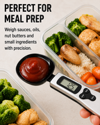 The MacroSpoon - Mini Spoon Scale Digital Kitchen Scale Electronic LCD Food Scale 0.1-500g Cooking Flour Milk Coffee Powder Weight Measure Spoon