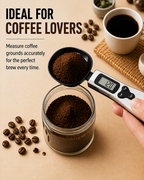 The MacroSpoon - Mini Spoon Scale Digital Kitchen Scale Electronic LCD Food Scale 0.1-500g Cooking Flour Milk Coffee Powder Weight Measure Spoon
