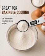 The MacroSpoon - Mini Spoon Scale Digital Kitchen Scale Electronic LCD Food Scale 0.1-500g Cooking Flour Milk Coffee Powder Weight Measure Spoon