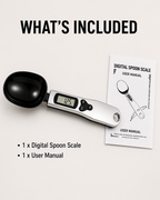 The MacroSpoon - Mini Spoon Scale Digital Kitchen Scale Electronic LCD Food Scale 0.1-500g Cooking Flour Milk Coffee Powder Weight Measure Spoon