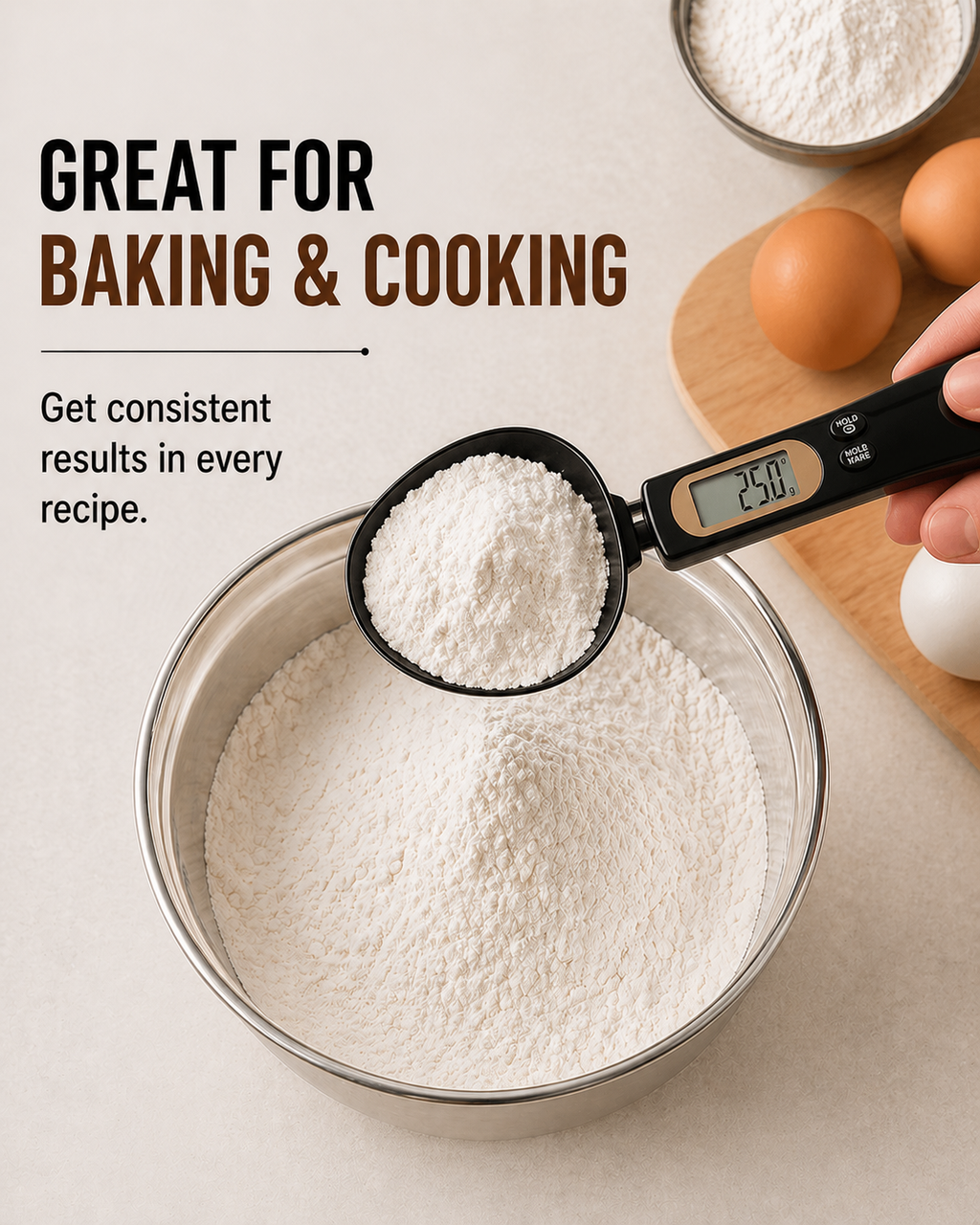 The MacroSpoon – Digital Spoon Scale | 0.1g–500g Precision