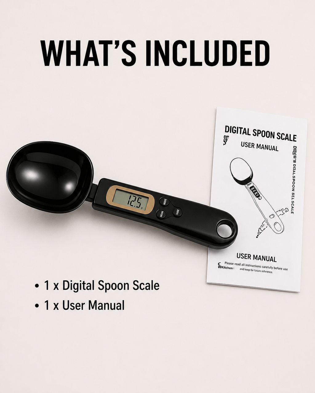 The MacroSpoon – Digital Spoon Scale | 0.1g–500g Precision