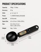 The MacroSpoon – Digital Spoon Scale | 0.1g–500g Precision